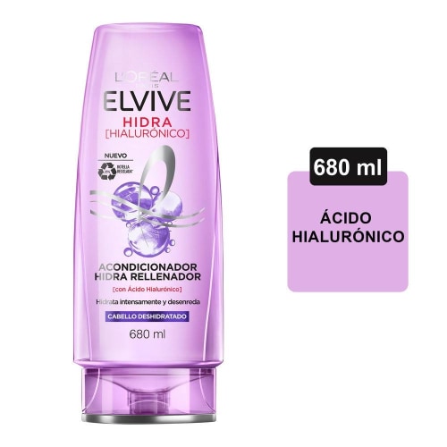 ACONDICIONADOR ELVIVE HIDRA HIALURONICO 680 ML.