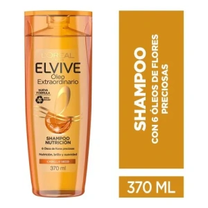 SHAMPOO ELVIVE OLEO EXTRAORDINARIO NUTRICION 370 ML.