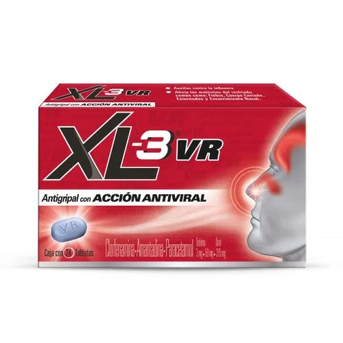 XL-3 VR ANTIGRIPAL ACCION ANTIVIRAL C/24 TABS.