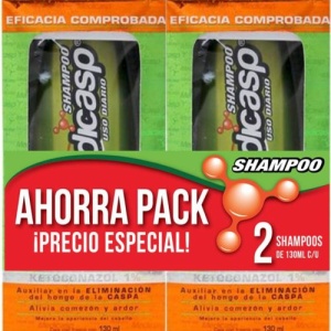 OF-SHAMPOO MEDICASP 130 ML. 2 PACK