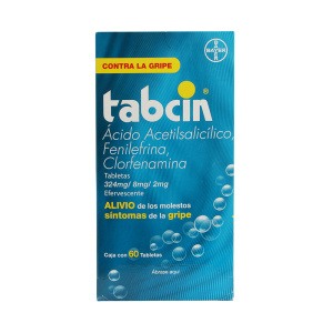 TABCIN EFERVECENTE (AZ) 324 MG. EXH. C/60  TABS