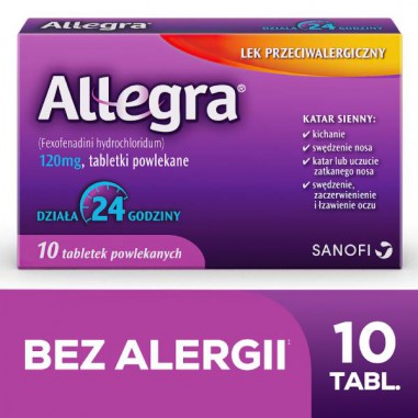 ALLEGRA 120 MG CPR 10
