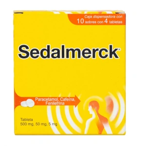 SEDALMERCK EXHIBIDOR CON 40 TABLETAS