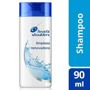 SHAMPOO H&S LIMPIEZA RENOVADORA 90 ML