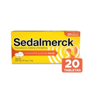 SEDALMERCK BLISTERES CON 20 TABLETAS