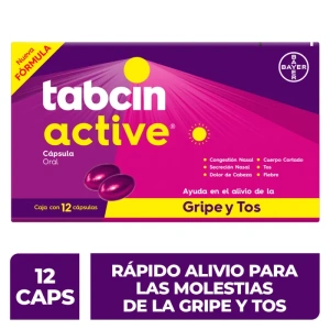 TABCIN ACTIVE CON 12 CAPS