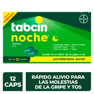 TABCIN NOCHE CON 12 CAPS.