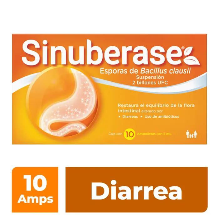 SINUBERASE 5ML C/10AMP