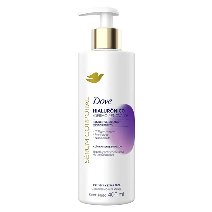 CREMA DOVE SERUM EXTRA SECA 400 ML (MORADA)