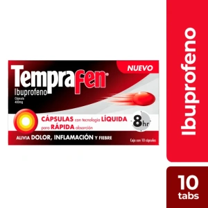 TEMPRA IBUPROFENO CAPSULA C/10 400MG