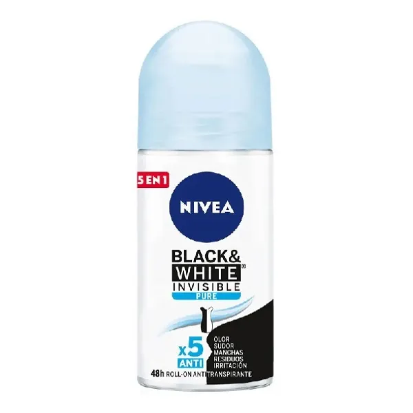 DESODORANTE M NIVEA PURE INVIS ROLL ON 50ML