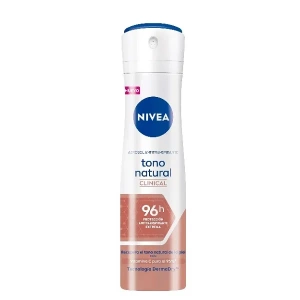 DESODORANTE M NIVEA AEROSOL TON-NAT CLIN 150ML