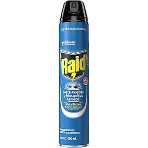 INSECTICIDAS SPRAY RAID MATA BICHOS 400ML