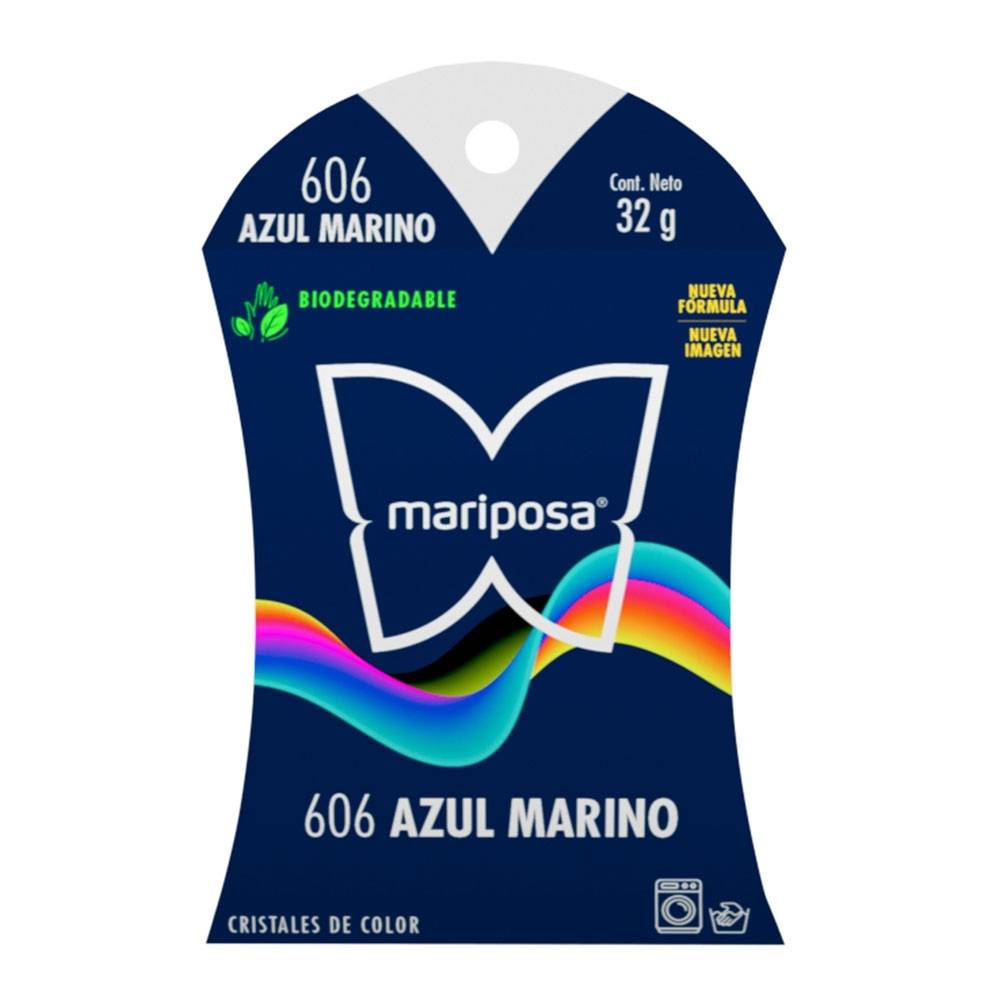 COLORANTE MARIPOSA AZUL MARINO 606 PAST