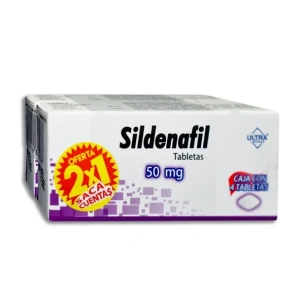 SILDENAFIL 50MG C/4  ULTRA (2X1)