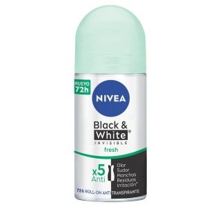 DESODORANTE NIVEA ROLL ON B&W INV FRES 50ML N