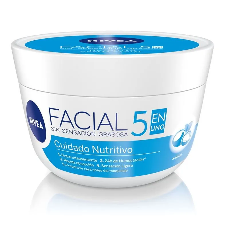 NIVEA FACIAL 5EN1 NUTR KARIT