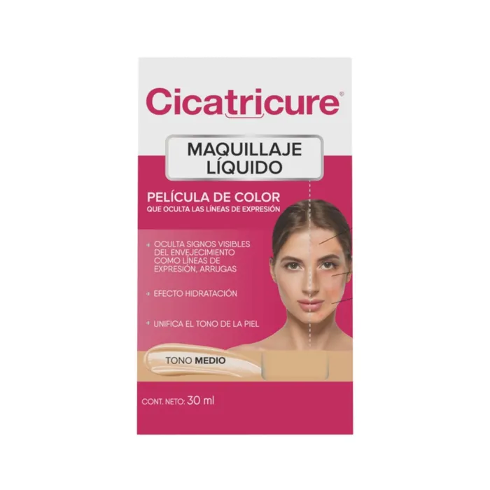 CICATRICURE MAQ LIQ MED