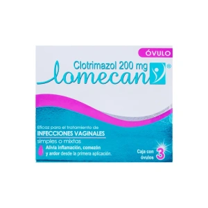 LOMECAN V OVULOS 200MG