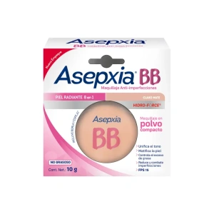 ASEPXIA BB MAQUILLAJE CLARO MATE