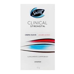 DESODORANTE SECRET CLINICAL POWDER BARRA 45G