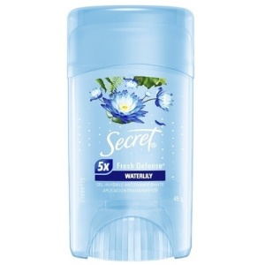 DESODORANTE SECRET WATERLI GEL INV 45G
