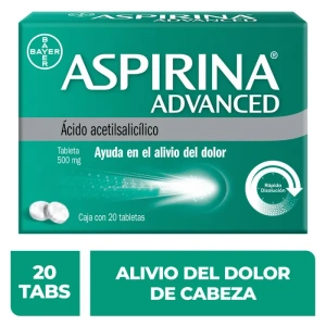 ASPIRINA ADVANCED 500MG