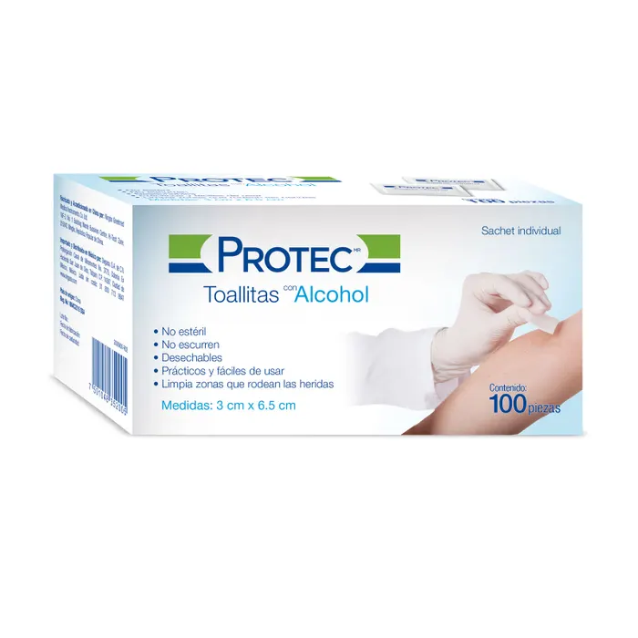 PROTEC TOA C/ALCOHOL 3X6.5 CM