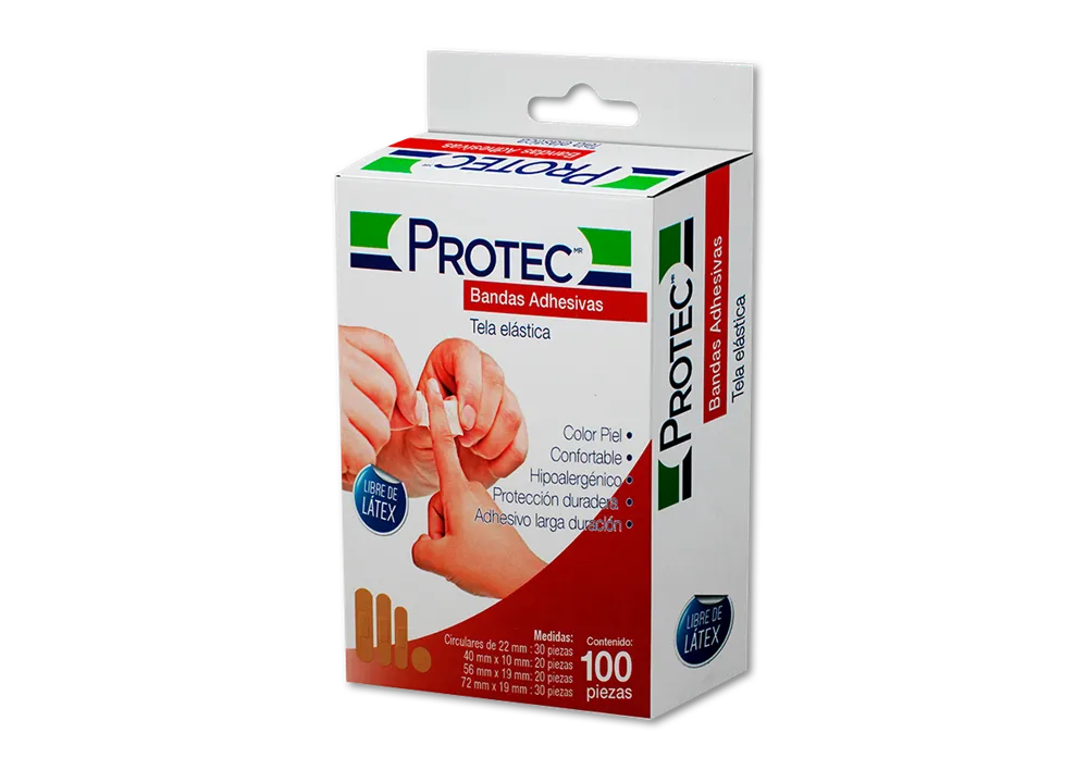 PROTEC BANDAS ADH MIX TEL ELASTIC