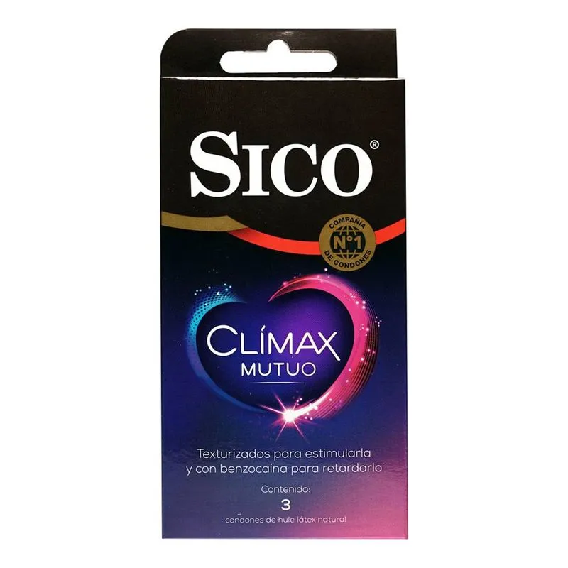 CONDONES SICO CLIMAX MUTUO