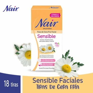 DEPILADORA NAIR TIRAS CERA FRIA FACI P SEN