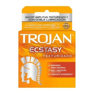 CONDONES TROJAN ECSTASY TEXTURIZAD