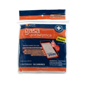 GALIA GASA ANTISEPTICA EST 10X10CM