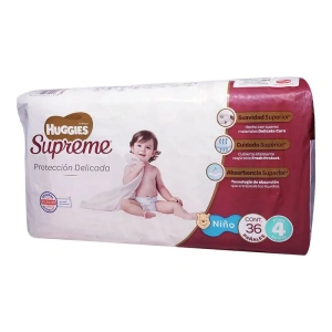 PANAL HUGGIES SUPREME UNISEX E4 C/36