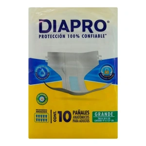 PANAL ADULTO DIAPRO CONF MANZGDE/10
