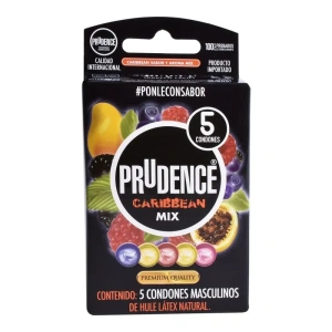 CONDONES PRUDENCE CARIBBEAN SABOR Y AROMA