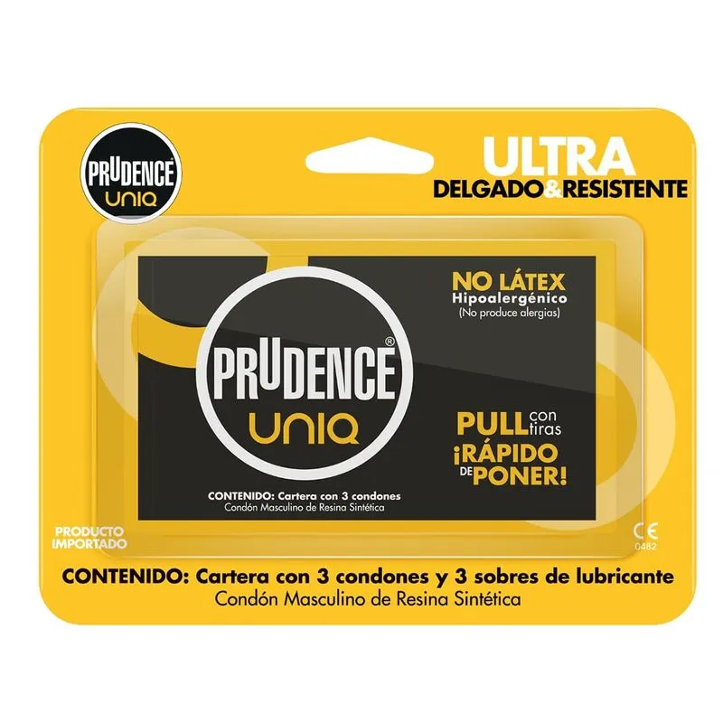 CONDONES PRUDENCE UNIQ NO LATEX 3CONDON3LUB