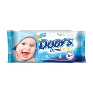 TOALLITAS HUMEDAS DODYS SAVILA/MANZ C/80