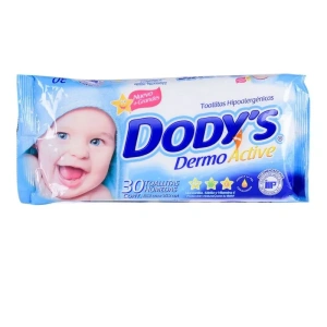 TOALLITAS HUMEDAS DODYS DERMOACTIV AZUL C/30
