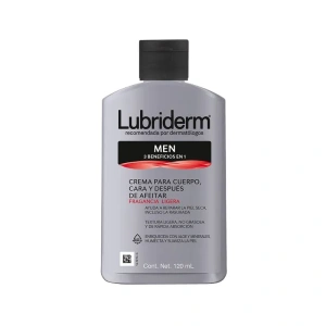 CREMA LUBRIDERM MEN 3EN1 FRAG LIG