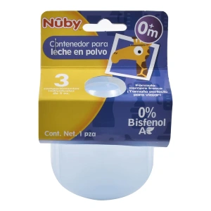PORTA LECHE NUBY C/3 COMPARTIM