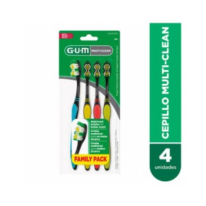 CEPILLO DENTAL GUM AD MULTI CLEAN 4PACK