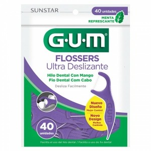 PALILLOS GUM C/H DENT DESLIZAN 40PZ