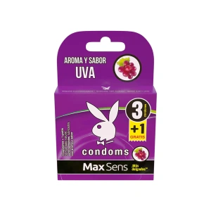 PRESERV PLAYBOY MAXSENS UVA 3+1