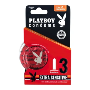 PRESERV PLAYBOY EXT-SENS C/3