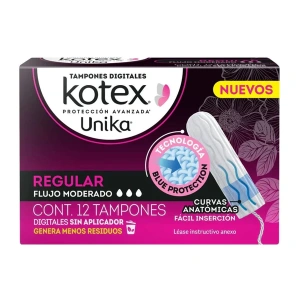 TAMPONES KOTEX UNIK REGULAR C/12