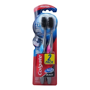 CEPILLO DENTAL COLGATE 360 BLACK 2X1