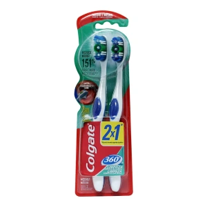 CEPILLO DENTAL COLGATE 360 LIM COMP 2X1