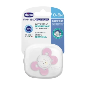 CHUPON CHICCO PHYSI ROSA 0-6M C/1
