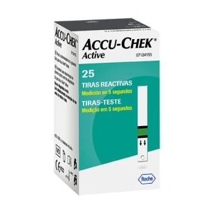 ACCUCHEK ACTIVE TIRAS R C/CHIP